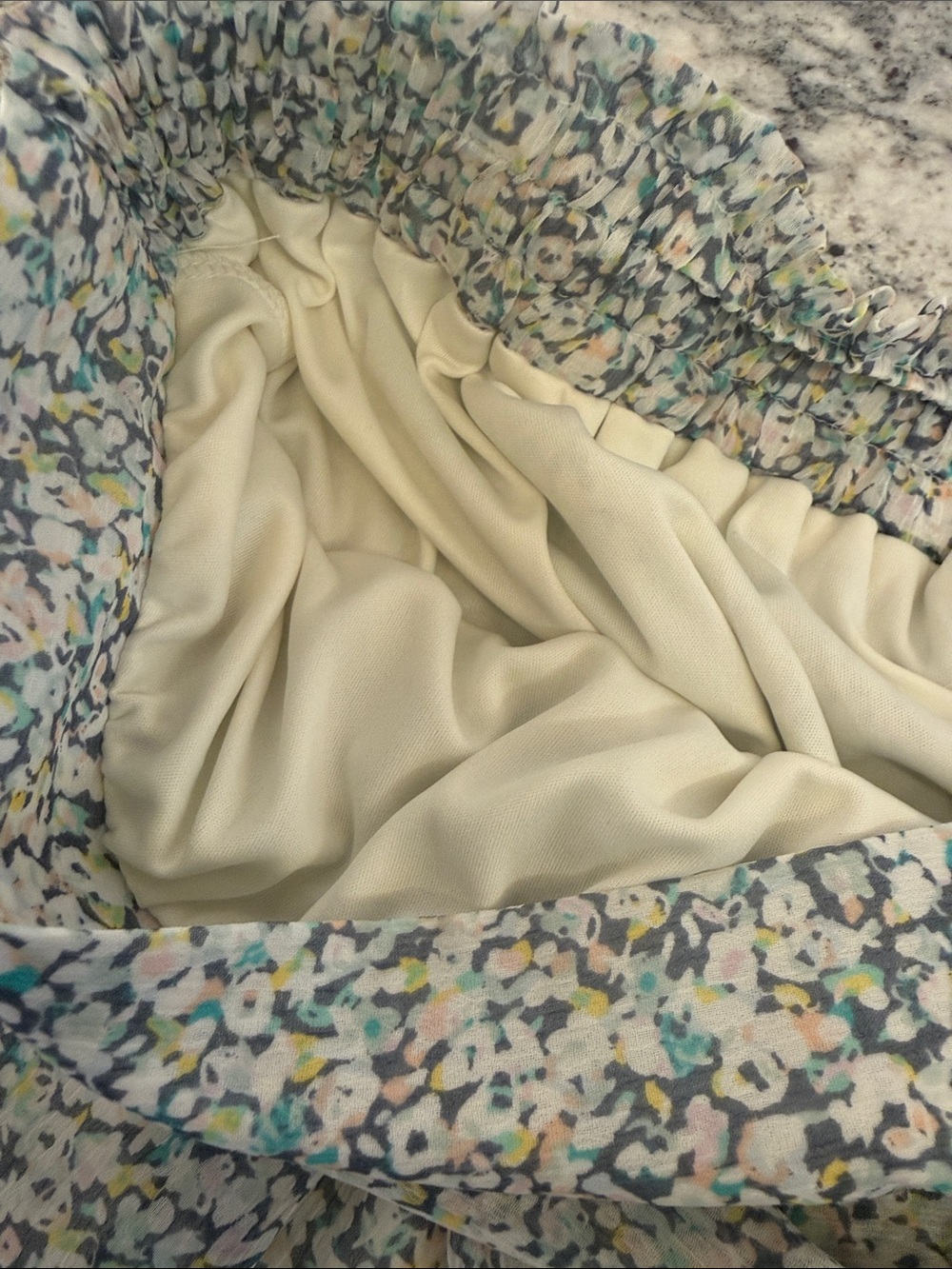 Floral Ruffle Tiered Skirt - Picture 4 of 6